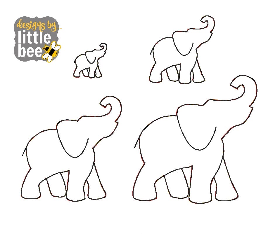 Elephant Drawing Easy For Kids || How To Draw A Elephant Step-By-Step Easy  Drawing For Kids. - YouTube