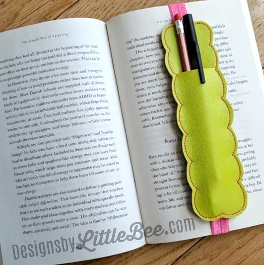 Bookmark with Pen Holder  Saw it, Pinned it, Did it!