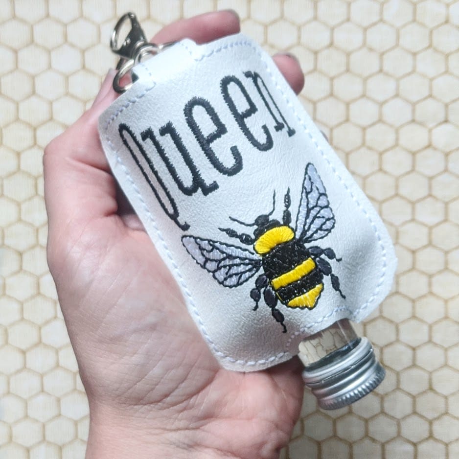 Travel Alcohol Bottle (Nip) Holder Key Fob & Snap Tab - January 2020 -  Designs by Little Bee