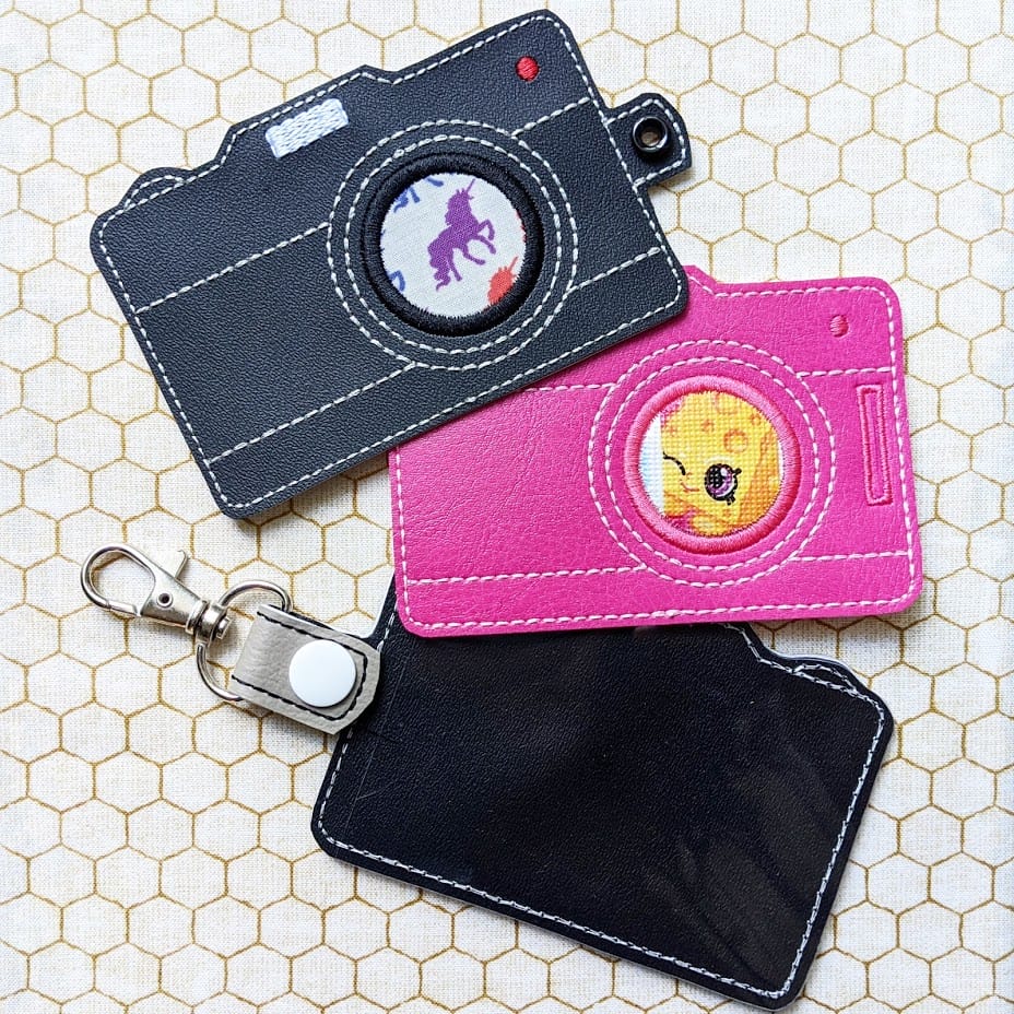 Camera ID Card/Badge Holder - 5x7 and up ONLY - October 2020 - Designs by  Little Bee