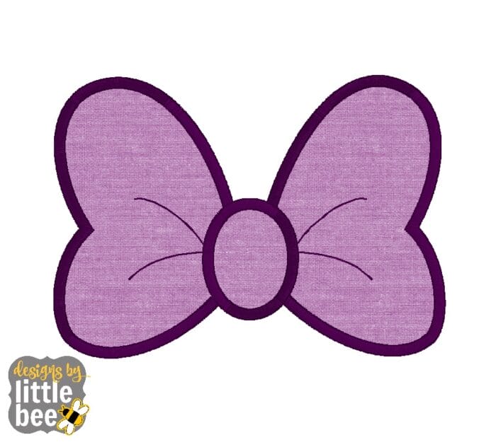 Simple Bow Applique