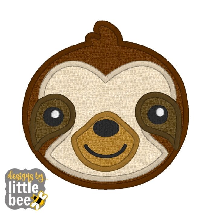 Sloth Applique