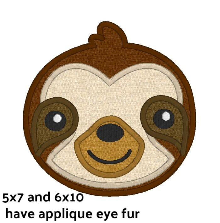 Sloth Applique - Image 3