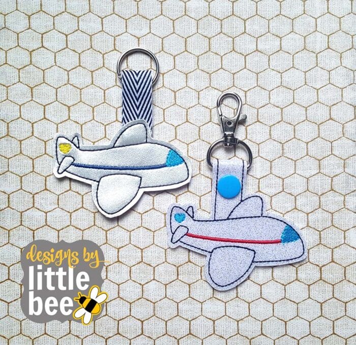 Airplane Key Fob / Snap Tab Set 06 16 2017