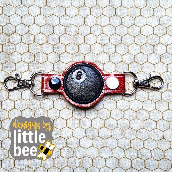 8 Ball Double End Snap Tab