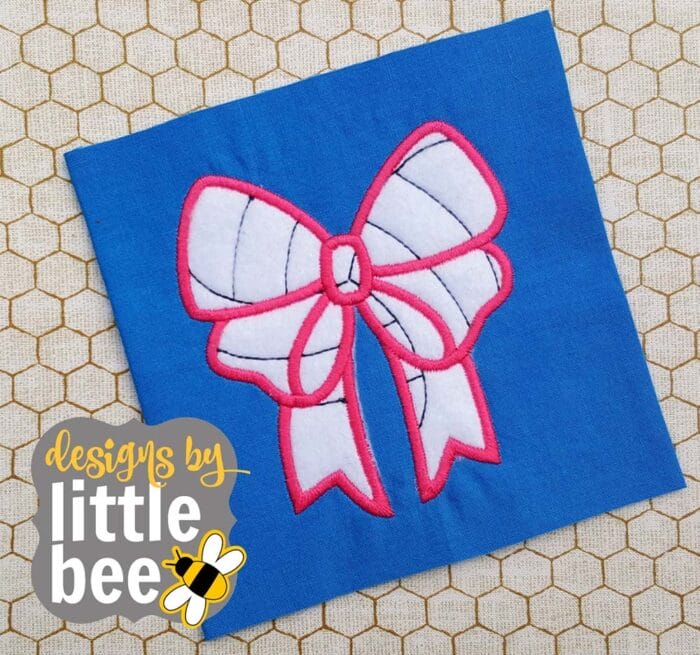 Volleyball Bow Applique