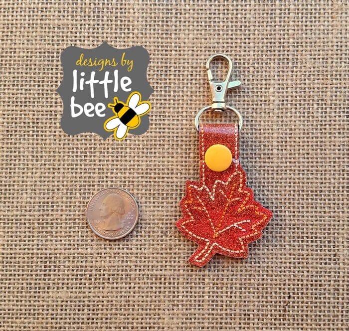 Thanksgiving / Fall Leaf Mini Snap Tab