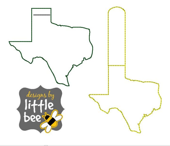 Texas State Key Fob / Snap Tab Set