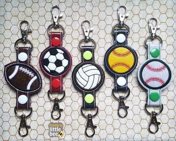 Sports Set: Baseball, Softball, Basketball, Soccer, Football, Volleyball Double End Snap Tab 06 16 2017 - Image 2