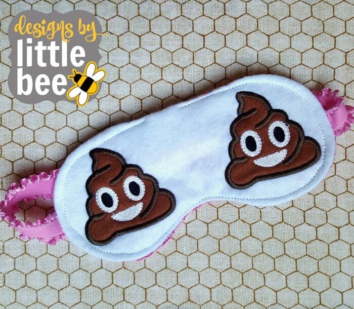 Poop Emoji ITH Sleep Mask - Image 2