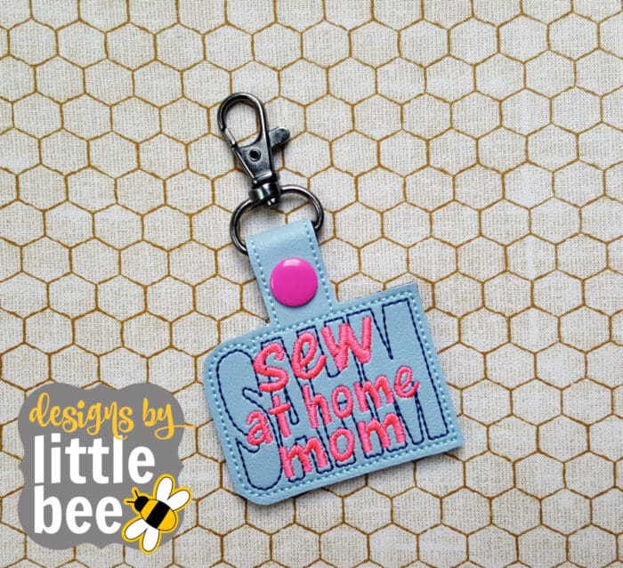 SAHM Sew at Home Mom Snap Tab