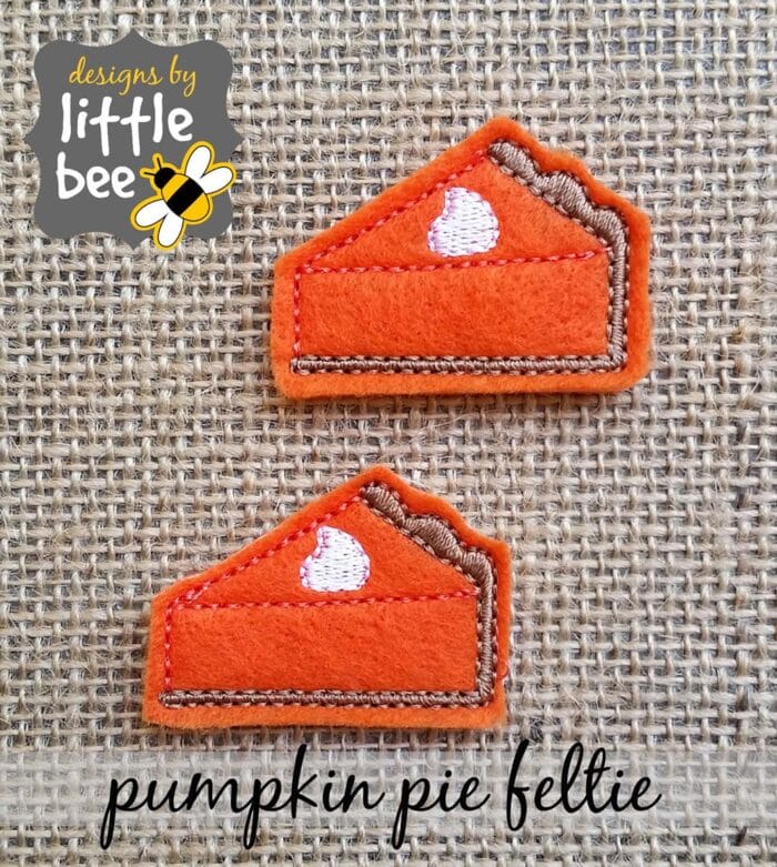 Pumpkin Pie Fall / Thanksgiving Feltie