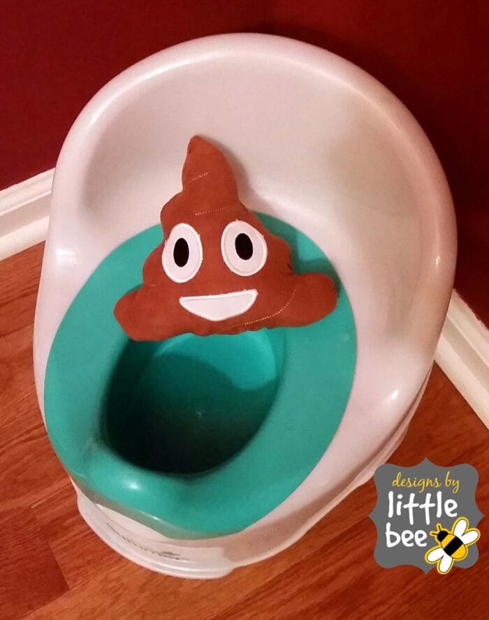 Poop Emoji ITH Stuffie 6x10 8x12 ONLY - Image 2