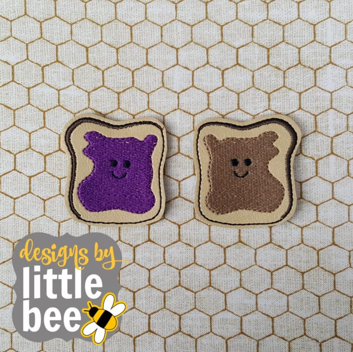 Perfect Pair Peanut Butter & Jelly Feltie Set