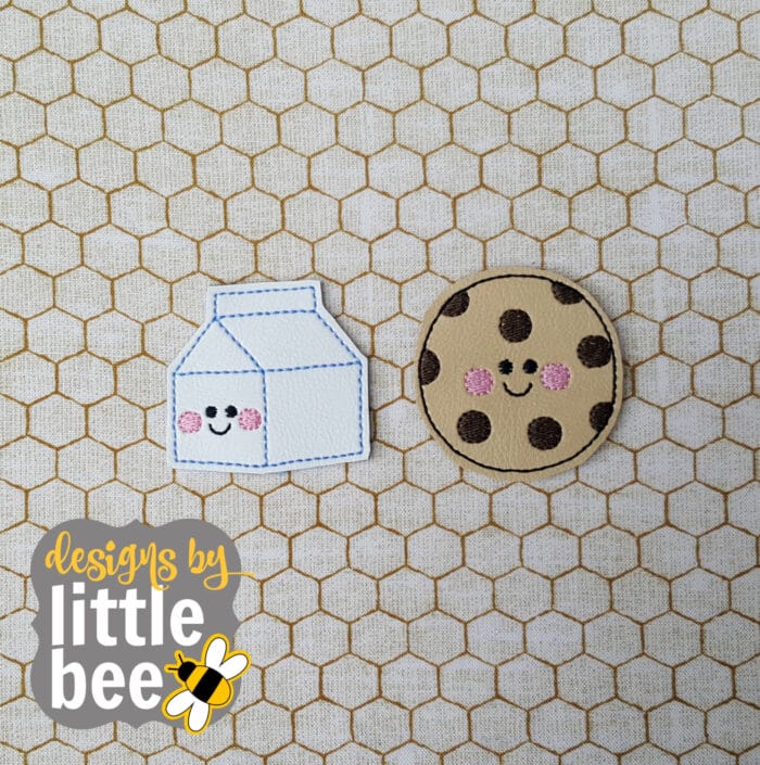 Perfect Pair Cookie & Milk Feltie Set