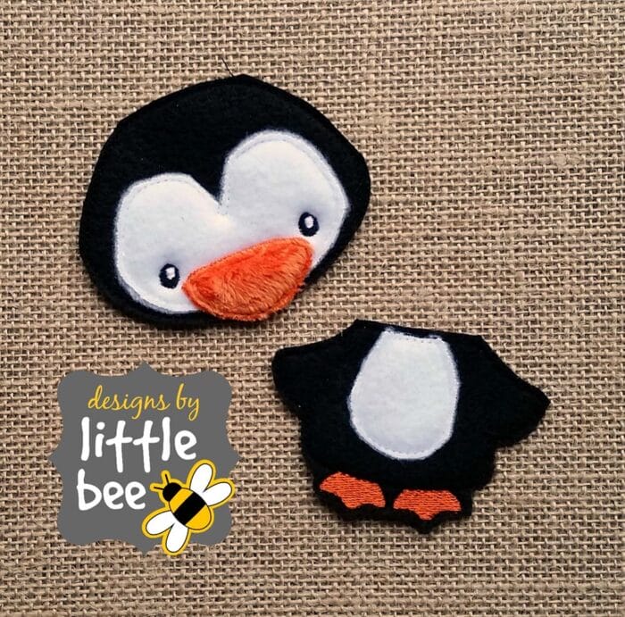 Penguin Oversized Split Animal Feltie