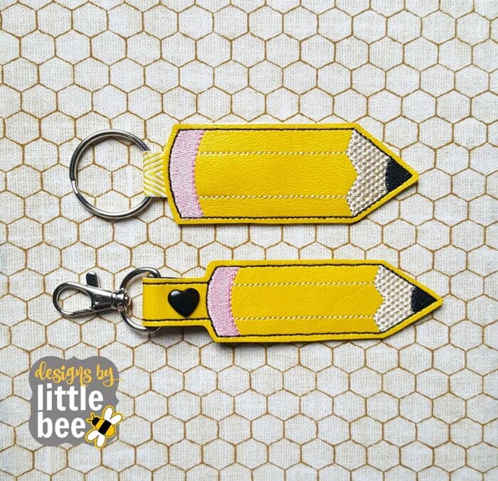 Pencil Key Fob / Snap Tab 05 12 2017