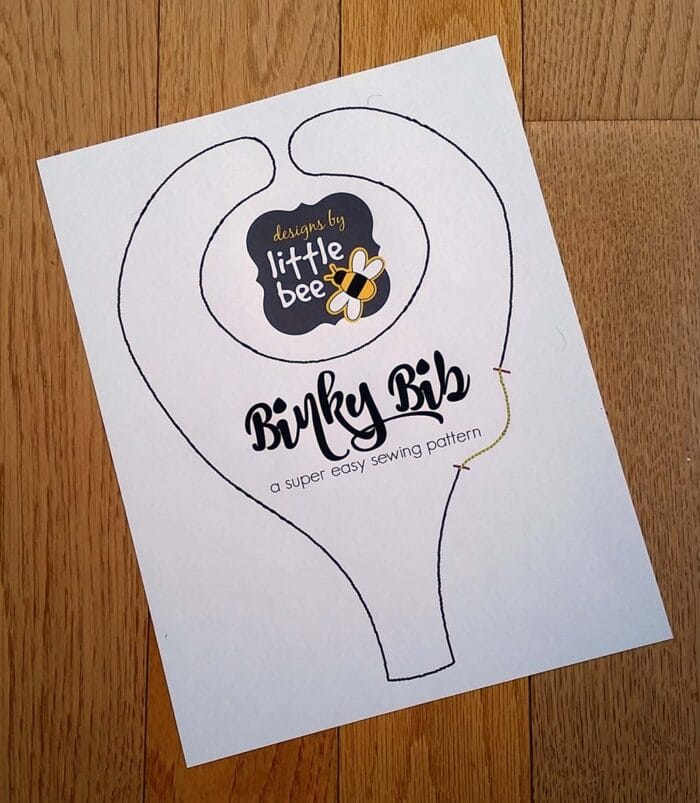 Pacifier Binky Bib EMBROIDERY Design ITH for 5x7 - Image 2