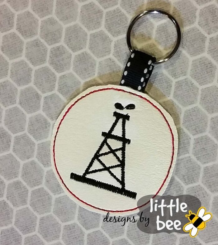 Oil Derrick Key Fob