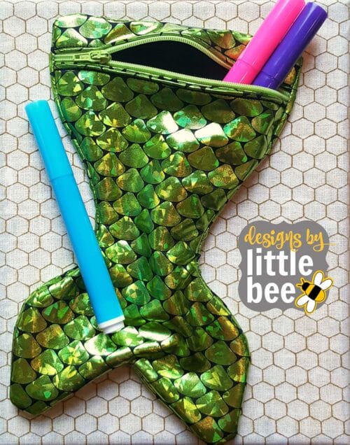 Denim Pocket Zipper Bag for Size 3 Zipper - Designs by