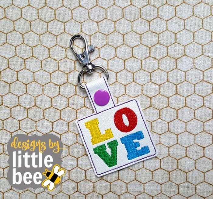 Love Rainbow Snap Tab