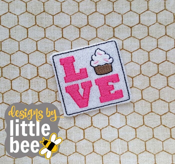Cupcake Love Feltie