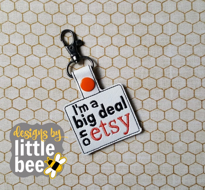 I'm a Big Deal on Etsy Snap Tab