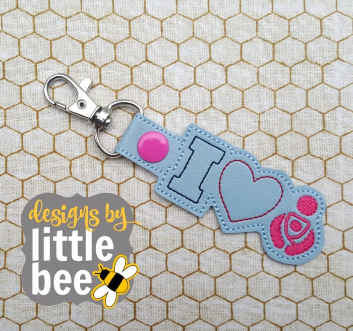 I Love Babywearing - Symbol Snap Tab