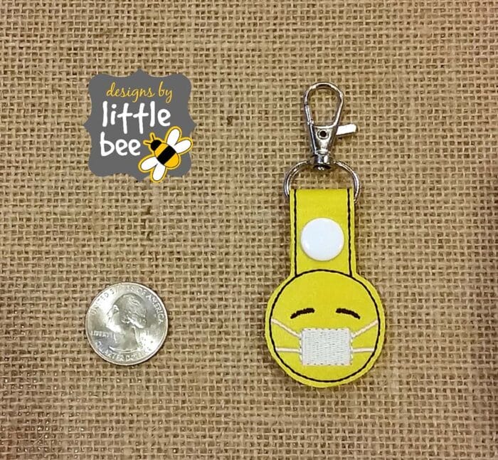 Hospital Face Mask Emoji Mini Snap Tab