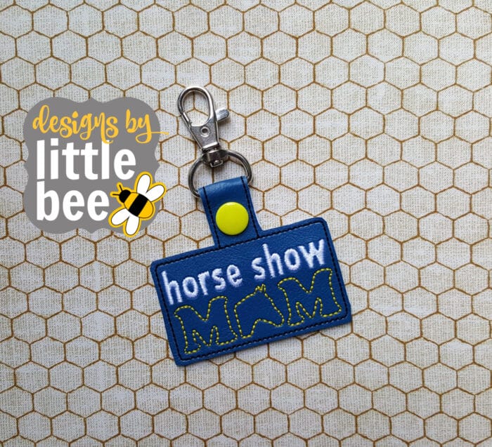 Horse Show Mom Snap Tab
