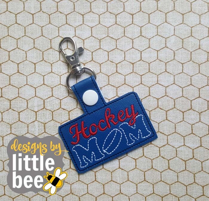 Hockey Mom Snap Tab
