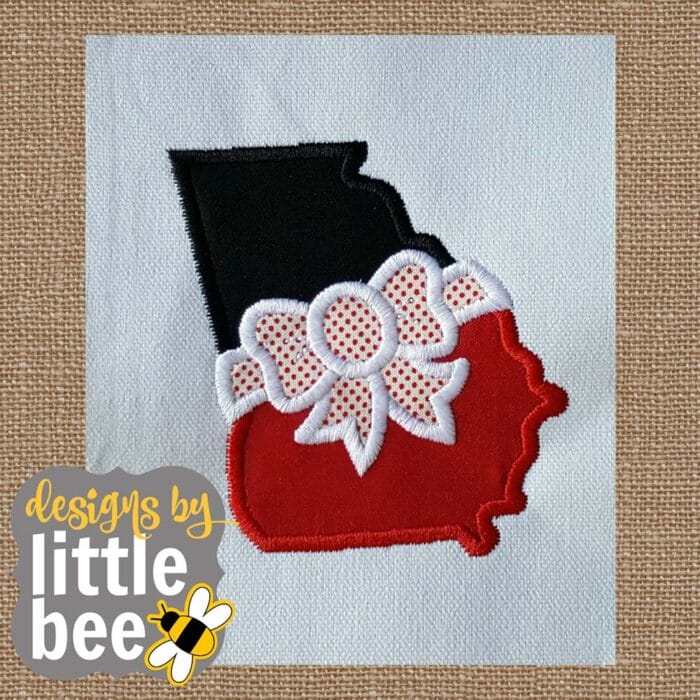 Georgia with a Bow Applique