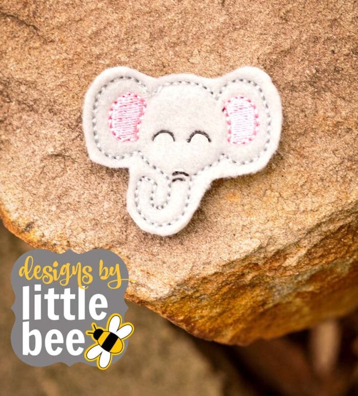 Elephant Face Feltie