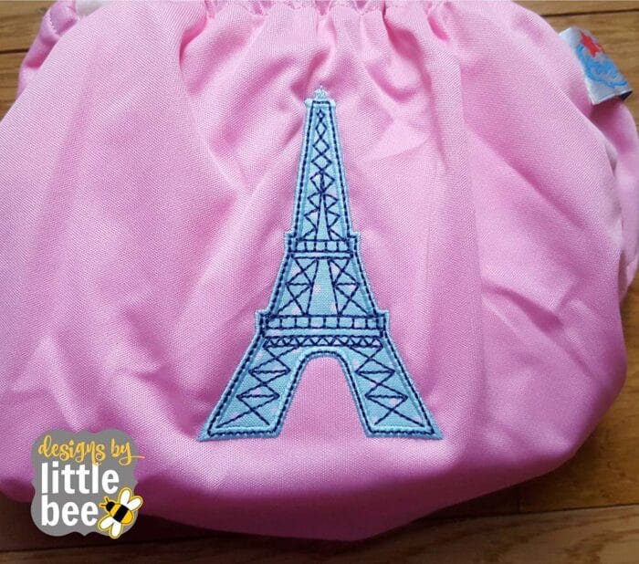 Eiffel Tower Applique 03 10 2017