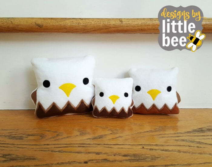 Eagle Squarimal Animal ITH Stuffie  01 20 2017