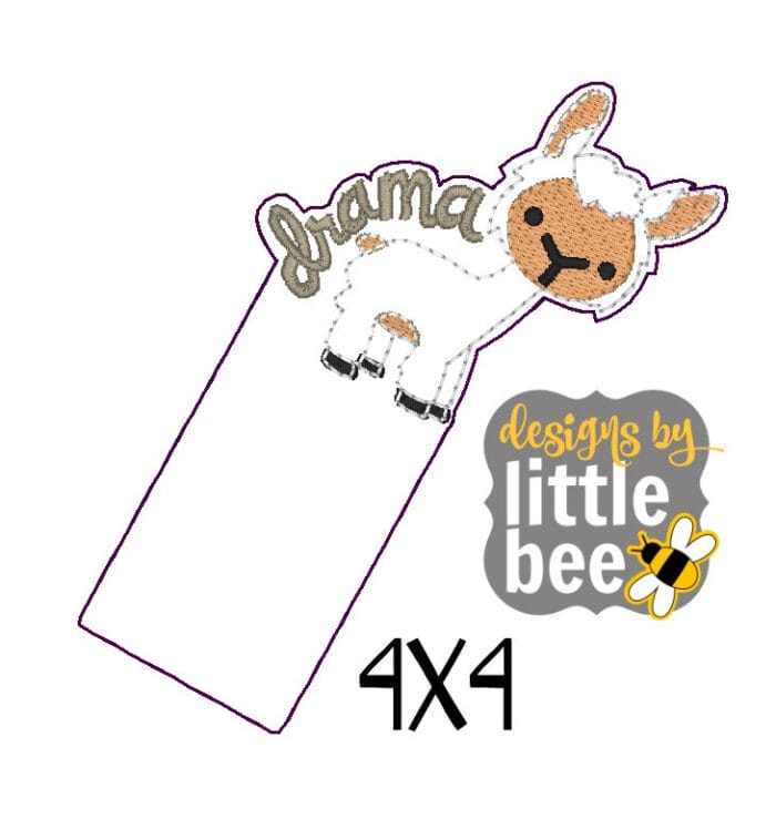 Drama Llama ITH Bookmark - Image 3