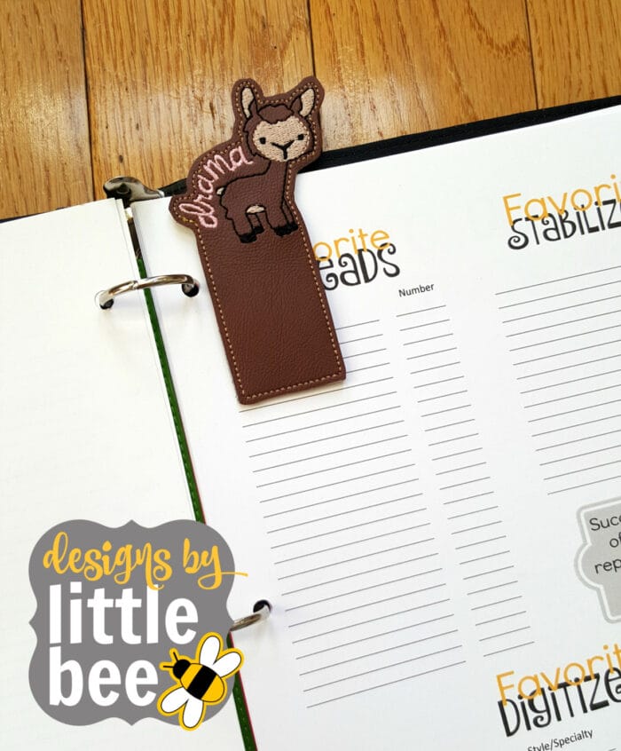 Drama Llama ITH Bookmark