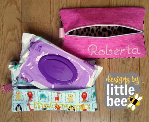 Denim Pocket Zipper Bag for Size 3 Zipper - Designs by