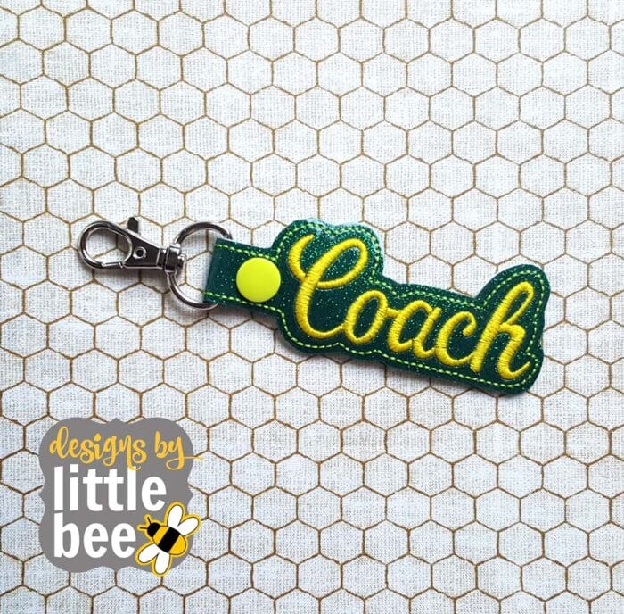 Coach Cursive Name Snap Tab 05 19 2017