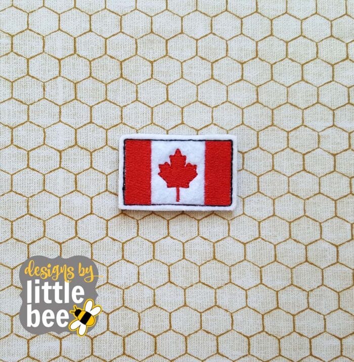 Canada Flag Feltie 03 24 2017