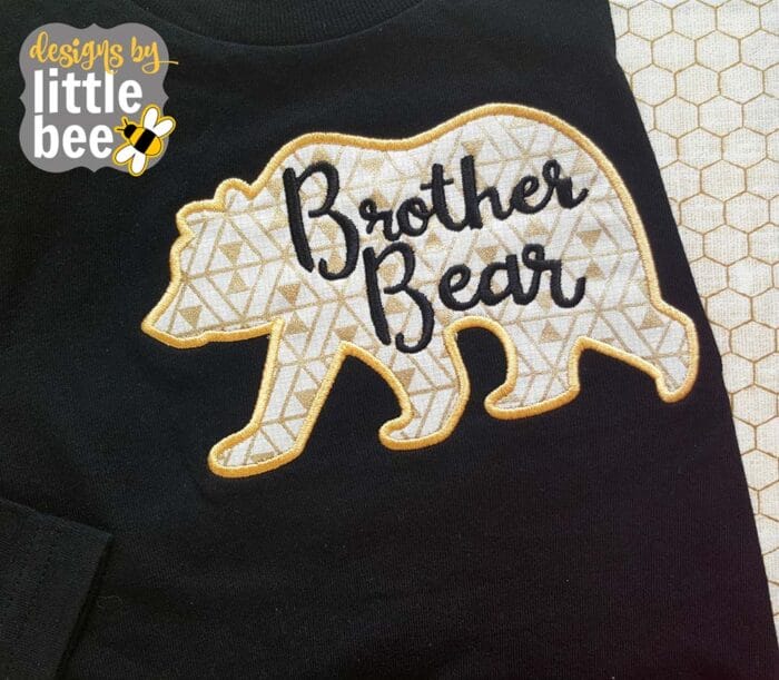 Brother Bear Applique