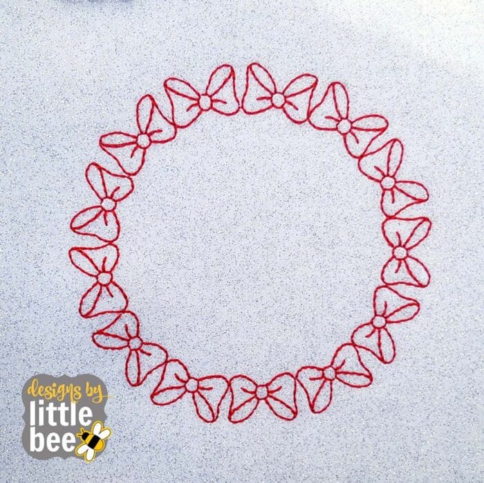 Monogram Circle Frame Bows 04 14 2017 - Image 2