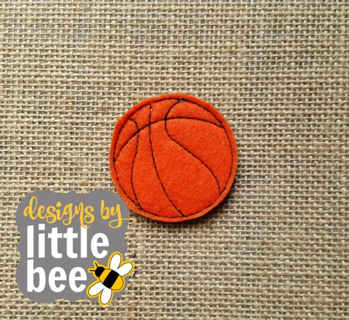 Basketball Feltie