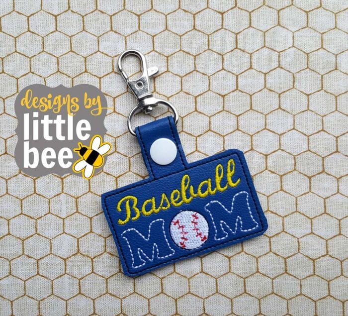 Baseball Mom Snap Tab