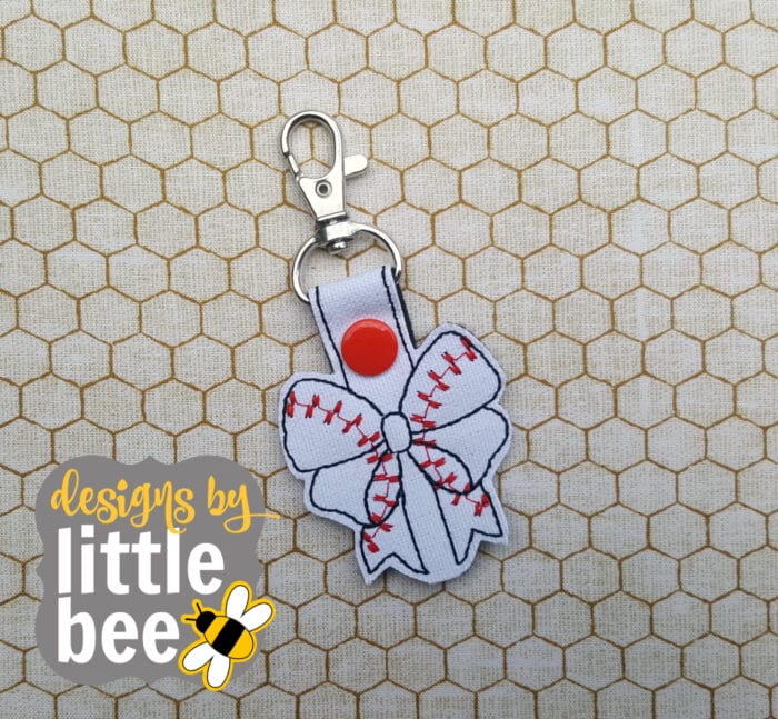 Baseball / Softball Bow Snap Tab