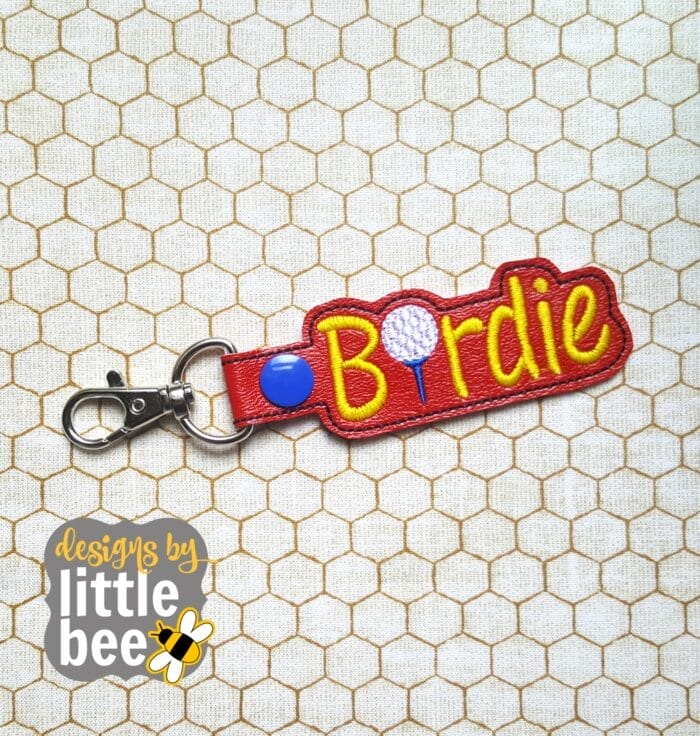 Birdie Snap Tab & Eyelet Key Fob