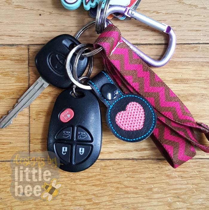Tiny Heart "Mini" Snap Tab
