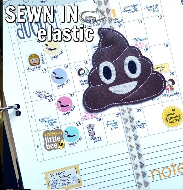 Poop SEWN-IN Bookmark Book Band 07 07 2017