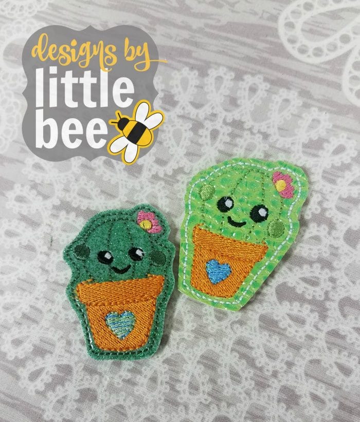 Lil Cactus Feltie 01 18 2018
