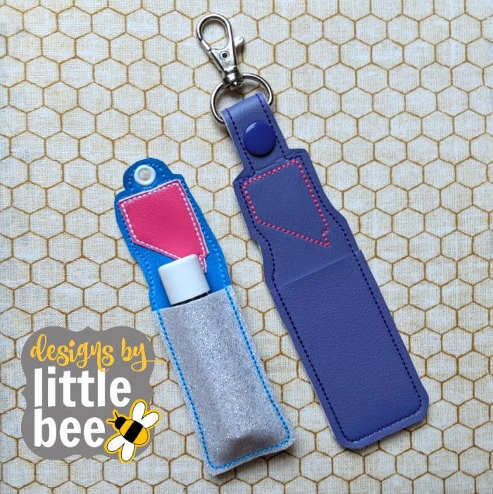 Nevada Lip Balm Holder - Snap Tab & Eyelet Key Fob SET 02 16 2018